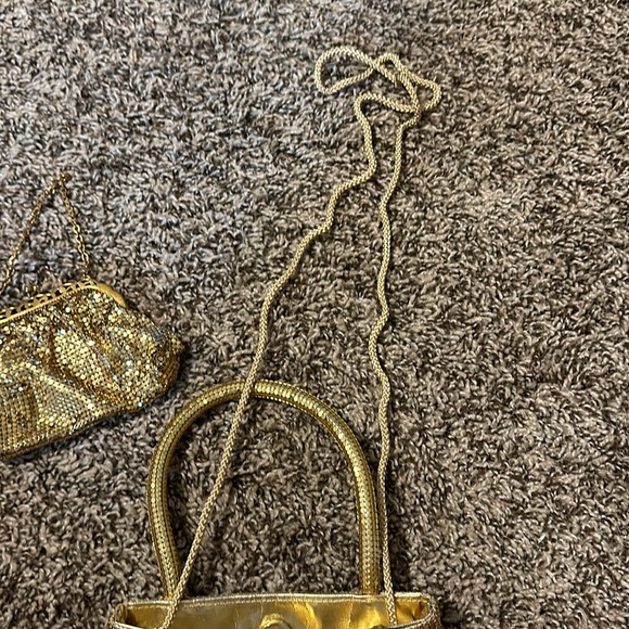 Preston and York gold bedazzled mini purse with clutch o - Picture 8 of 12
